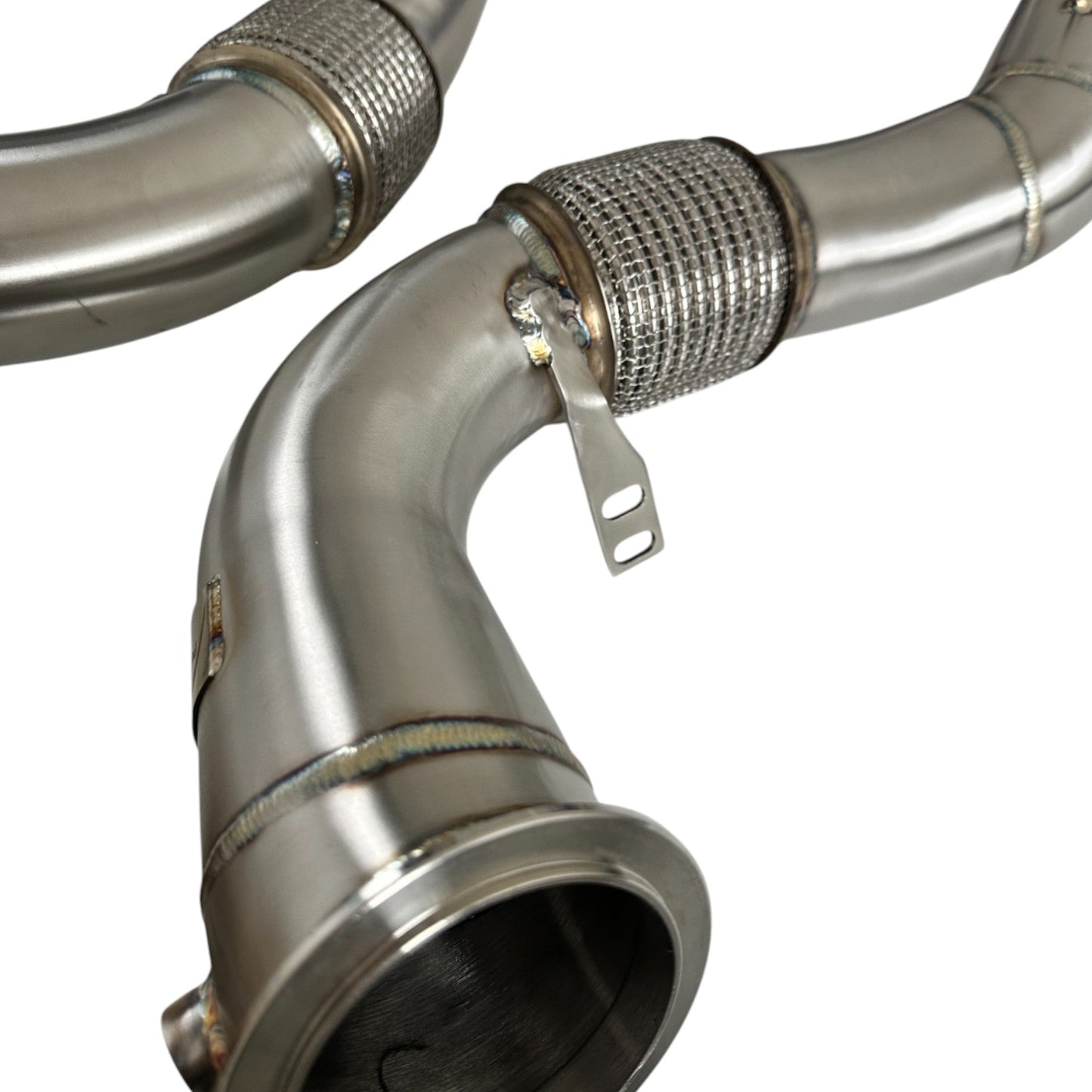BMW N63R & N63B Catless Race Downpipes - M550i, 750i, M850i, X5, X6, X7-4