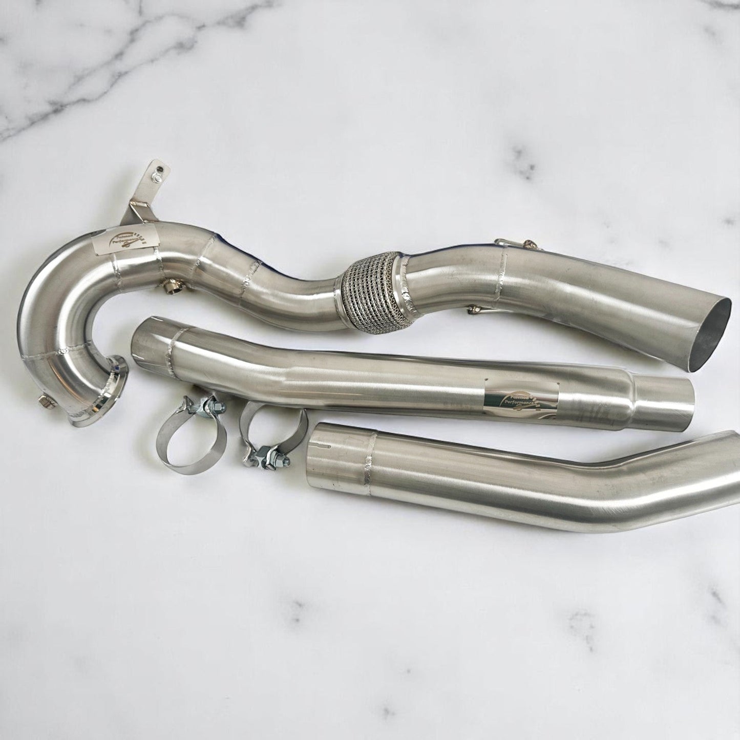 AWD Audi 8Y S3 Race Downpipe & VW MK8 Golf R Race Downpipe - Palenon Performance-0