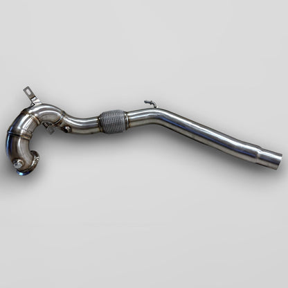 2.0T FWD VW Golf MK7 GTI Race Downpipe (Catless & Catted)-4