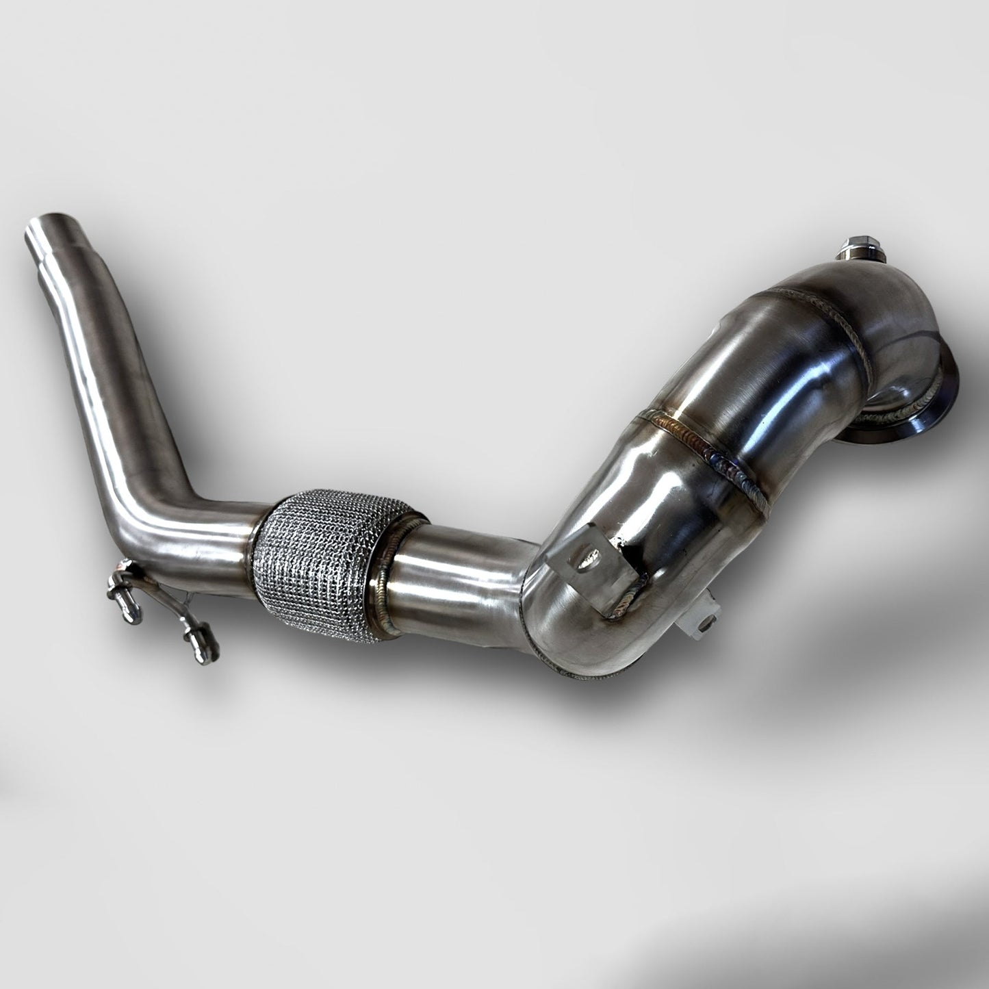 2.0T FWD VW Golf MK7 GTI Race Downpipe (Catless & Catted)-3