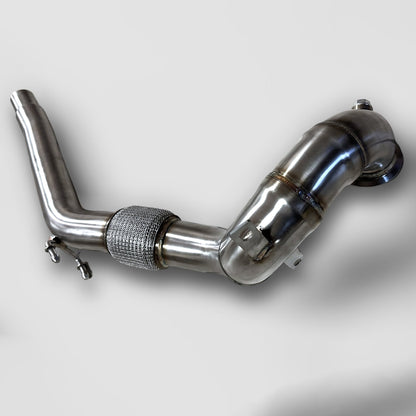 2.0T FWD VW Golf MK7 GTI Race Downpipe (Catless & Catted)-3