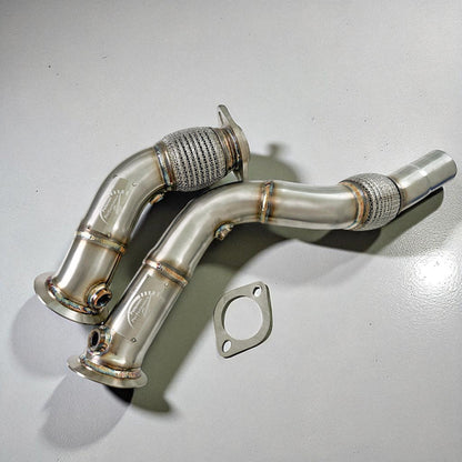 S55 Racing Downpipe For BMW F80 M3, F82 M4 & F87 M2 Competition-0