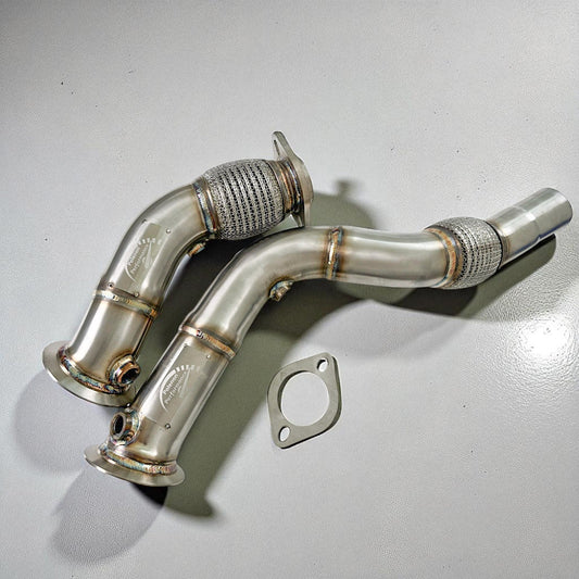 S55 Racing Downpipe For BMW F80 M3, F82 M4 & F87 M2 Competition-0