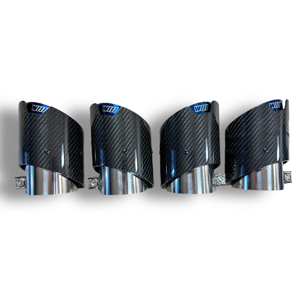BMW G80 M3, G82/G83 M4 Carbon Fiber Exhaust Tips | Palenon Performance-2