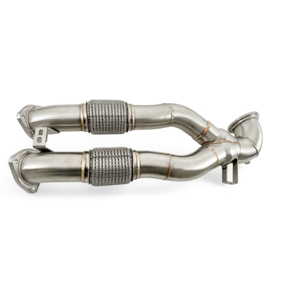 2.5T Race Downpipe For 2018+ Audi RS3 8V, RS3 8Y & TTRS 8S | Palenon Performance-3