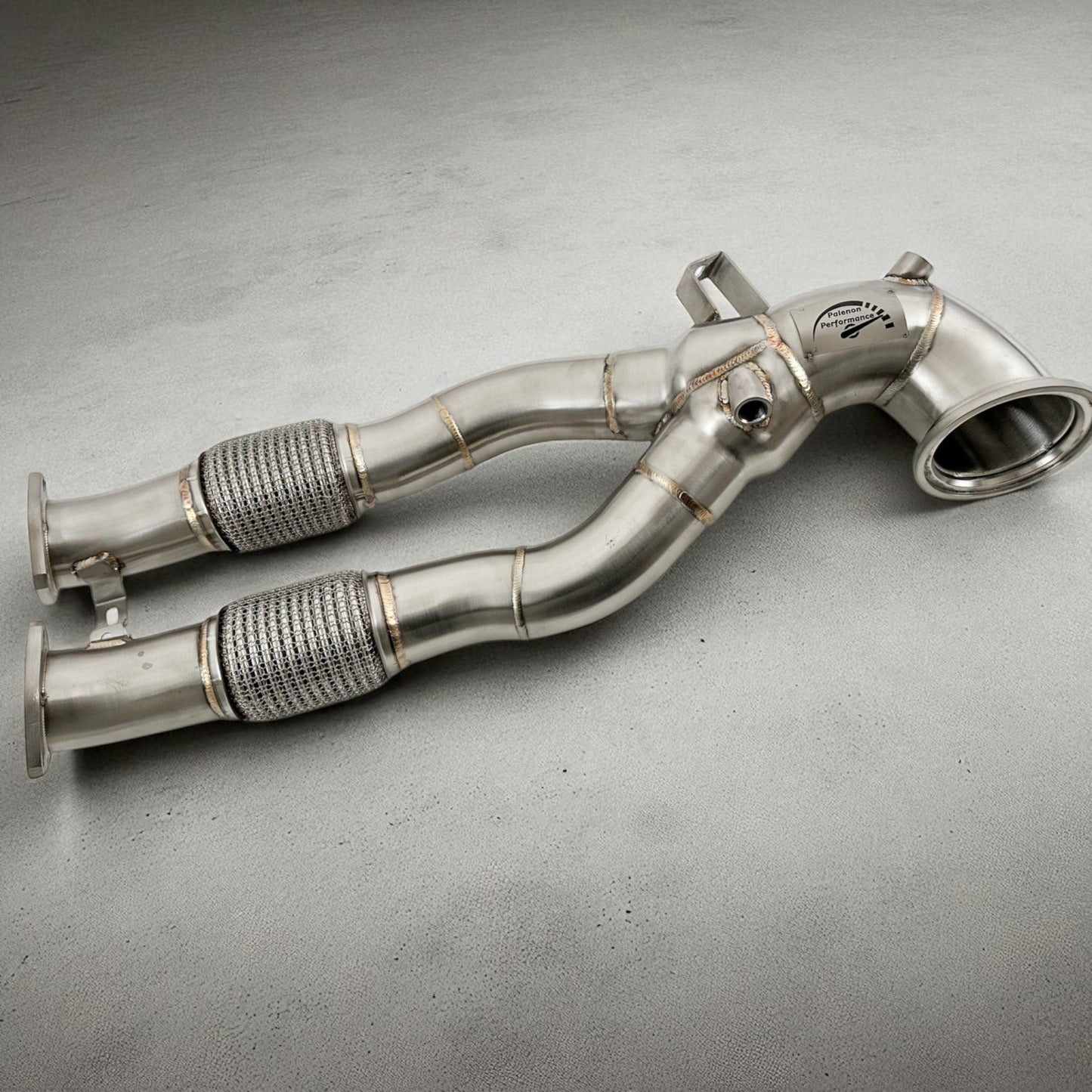 2.5T Race Downpipe For 2018+ Audi RS3 8V, RS3 8Y & TTRS 8S | Palenon Performance-0