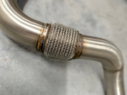 BMW N63/N63TU Catless Race Downpipes - 550i, 650i, 750i, X5, X6, Alpina B5/B6-1